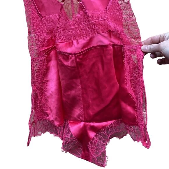 Naked Princess Silk Lace Ella Romper Sexy Lingerie New with Tags Size Medium - Picture 6 of 11